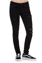 Super Skinny Dark Continent Womens Jean | Black | Size 24 | True Religion