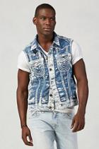 True Religion Jimmy Super T Mens Vest - Midnight Bark