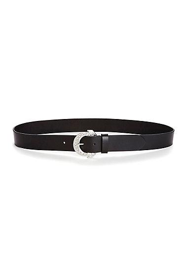 Womens Bling Belt | Black | Size 30 | True Religion