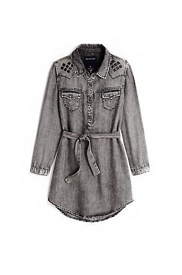Stud Western Toddler/little Kids Dress | Black | Size 2t | True Religion