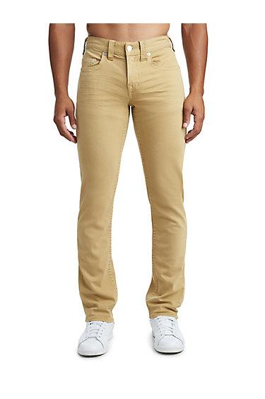 Men's Slim Fit Colored Jean | Straw | Size 27 | True Religion