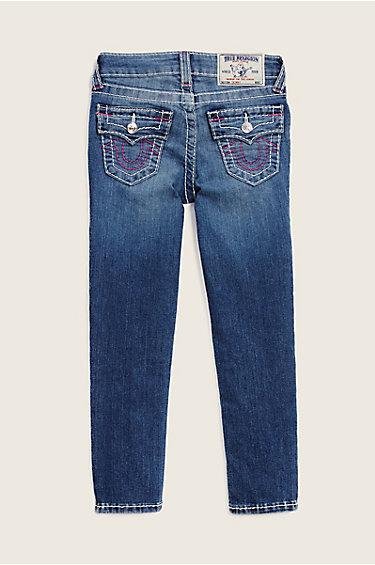 Skinny Natural Big T Kids Jean | Savage Saloon | Size 6 | True Religion
