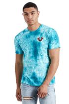 Buddha Logo Mens Tee | Turquoise | Size Medium | True Religion