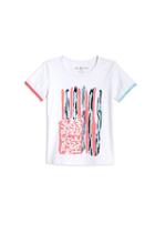 Kids Painted Flag Tee | White | Size Small | True Religion