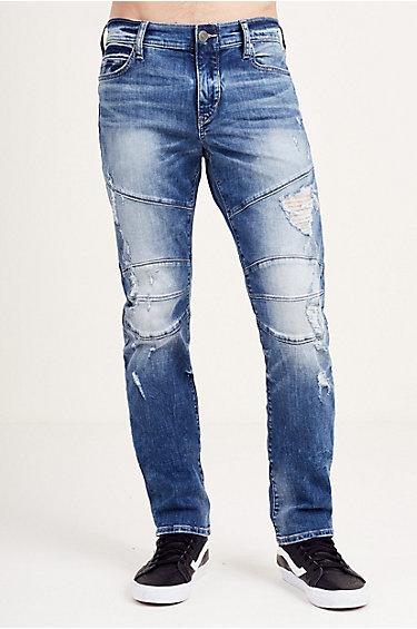 Geno Biker Slim Mens Jean | Worn Rebellion | Size 33 | True Religion