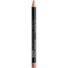 Nyx Professional Makeup Slim Lip Pencil Creamy Long-lasting Lip Liner - Nude Pink (neutral Pink)