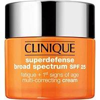Clinique Superdefense Spf 25 Fatigue + 1st Signs Of Age Muti-correcting Cream - For Combination Oily To Oily Skin