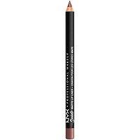 Nyx Professional Makeup Suede Matte Lip Liner - Los Angeles (deep Red Brown With Yellow Undertones)