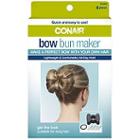 Conair 6 Pc Bow Bun Maker Kit
