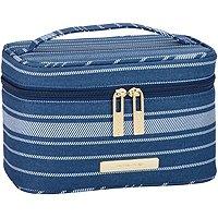 Tartan + Twine Blue Stripe Train Case