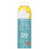 Derma E All Sport Performance Body Sunscreen Spray Spf 50