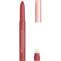 Makeup Revolution Velvet Kiss Lip Crayon - Rosa (dark Rose)