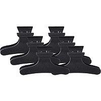 Kitsch Plastic Butterfly Clamps 6 Count