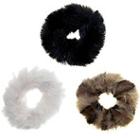 Riviera Faux Fur Scrunchies
