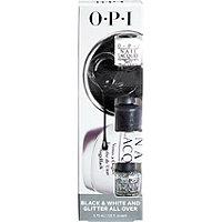Opi Black & White And Glitter All Over  Runway Colors 3 Pc Mini Set