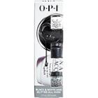 Opi Black & White And Glitter All Over  Runway Colors 3 Pc Mini Set