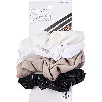 Scunci Black And White Scrunchie Set