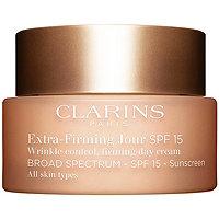 Clarins Extra-firming Wrinkle Control Firming Day Cream Broad Spectrum Spf 15 All Skin Types