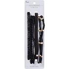 Scunci Slim Black And Gold Headwraps