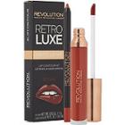 Makeup Revolution Retro Luxe Matte Lip Kit - Regal - Only At Ulta