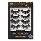 Kiss Lash Couture Matte Black Faux Mink False Eyelashes Holiday Collection - Multipack 01