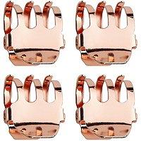 Kitsch Rose Gold Metal Mini Claw Clips Set