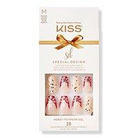 Kiss Snowflake Special Design Holiday Fake Nails