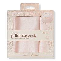 Kitsch The Satin Pillowcase Set -blush