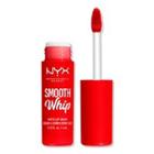 Nyx Professional Makeup Smooth Whip Blurring Matte Lip Cream - Icing On The Top (coral Red)