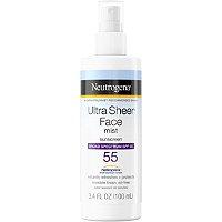 Neutrogena Ultra Sheer Face Mist Sunscreen Spf 55