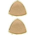Capelli New York Rose Gold Triangular Glitter Claw Clips 2 Pc