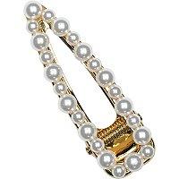 Kitsch Pearl Open Shape Barrette