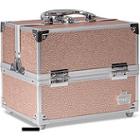 Caboodles Rose Gold Adored Train Case