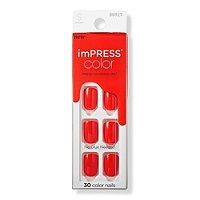 Kiss Impress Short Solid Color Press On Nails