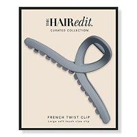 The Hair Edit Slate Blue French Twist Claw Clip