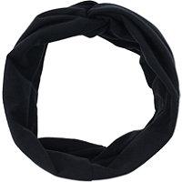Capelli New York Black Twisted Front Tubular Headwrap