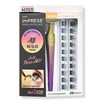 Kiss Impress Press-on Falsies Eyelash Clusters, Natural