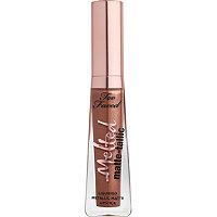 Too Faced Melted Matte-tallic Liquified Lipstick - Faking It (metallic Chestnut Rose)