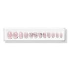 Static Nails Velvet Pink Round Reusable Pop-on Manicure