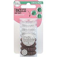 Invisibobble Original Multipack - Crystal Clear & Pretzel Brown