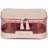 Tartan + Twine Pink Tinted Pvc Cosmetic Box