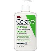 Cerave Hydrating Cream-to-foam Face Wash For Normal To Dry Skin