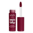 Nyx Professional Makeup Smooth Whip Blurring Matte Lip Cream - Chocolate Mousse (deep Red Brown)