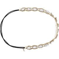 Pink Pewter Silver Diamond Head Wrap
