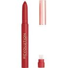 Makeup Revolution Velvet Kiss Lip Crayon - Ruby (classic Red)