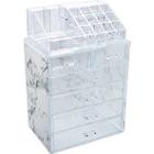 Sorbus Luxe Marble Cosmetic Makeup And Jewelry Storage Case Display