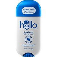 Hello Fragrance Free Deodorant With Shea Butter