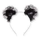 Scunci Halloween Black Cat Lace Headband