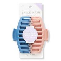 Gimme Beauty Thick Hair Blue & Pink Claw Clips