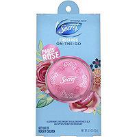Secret Freshies Paris Rose Invisible Solid Antipersperant And Deodorant Ball